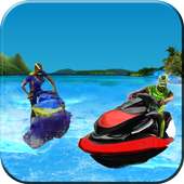 Water Surfers Boat Racing Sim