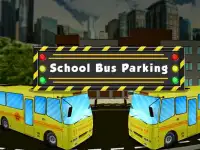 School Bus Parking 3D Screen Shot 0