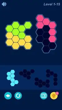 Amazing Hexagon Fit Puzzle Screen Shot 0