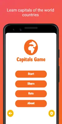 Capitals Game - Hauptstädte der Welt Screen Shot 2