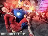 Iron avenger gods superhero fighting flying robot Screen Shot 6
