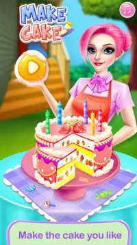 Cake Making Real - Baking Cooking Game Screen Shot 0