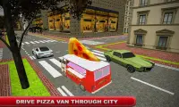 Pizza motorista carro entrega bicicleta 3D Screen Shot 4