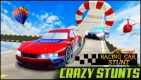 Racing Car Stunts : Mega Ramp car stunt races Screen Shot 1