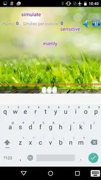 Saving Eggs(Typing game) Screen Shot 1
