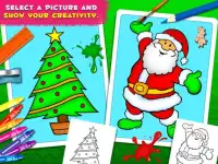 Coloring Book Christmas Holiday Screen Shot 0