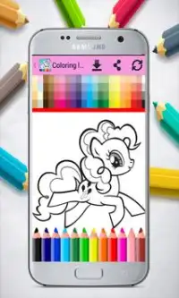 Coloring little Pony Princess Screen Shot 4