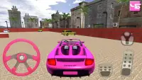 Kız Araba Park Etme Oyunu 3D Screen Shot 2