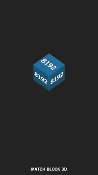 Match Block 3D - 2048 Merge Game Screen Shot 0