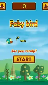 Faby bird #1 the free flappy adventure Screen Shot 4