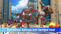 Polícia Robô Transformar - Cidade Sobrevivência Screen Shot 4