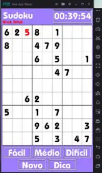 Sudoku Game Screen Shot 1