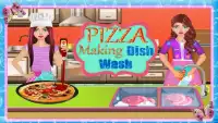 Pizza Making Dish Washing Game Screen Shot 0