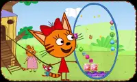 Three Cats Jump kids games Screen Shot 1