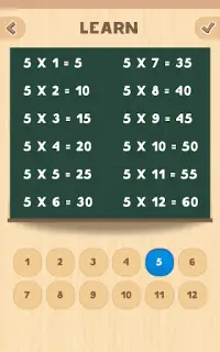 Multiplication table. Learn and Play! Screen Shot 12