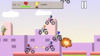 Flying Bike Race Screen Shot 1