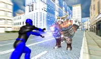 Real Police Robot Speed Hero:Monster Hero City War Screen Shot 12