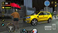 टैक्सी वाला गेम : कार खेलों Screen Shot 1