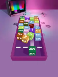 체인 큐브: 2048 3D 병합 블록 게임 Screen Shot 9