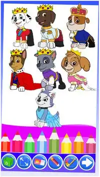 coloring Paww Patrol of puppy pals Screen Shot 7