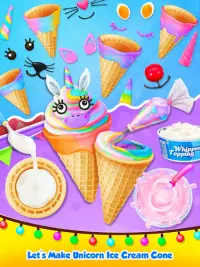 Unicorn Ice Cream Maker - Frozen Sweet Desserts Screen Shot 9