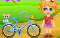 Sana Bicycle Ride - Girl Games Screen Shot 7