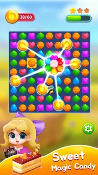 Candy Sweet Bee Puzzle Game Screen Shot 3