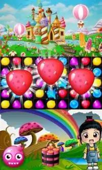 Candy Bomb Star Kids Match 3 Screen Shot 2