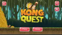 Kong Quest - Monkey Banana Eating Game Screen Shot 0