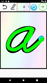 Cursive Calligraphic ABC Screen Shot 4