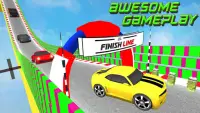 Racing Cars Extreme Stunt Drive Master Screen Shot 3