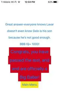 Big Baller Test Screen Shot 3