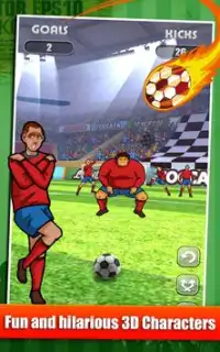 Flick-n-Score - Soccer Edition Screen Shot 2