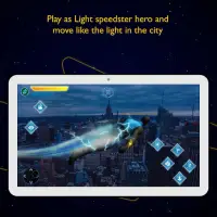 Çok Hızlı Superhero Yıldırım: Flash Oyunlar 3D Screen Shot 5