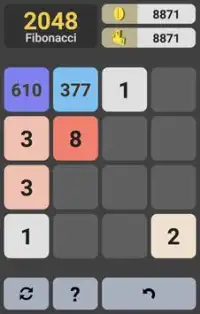 2048 Fibonacci Screen Shot 3