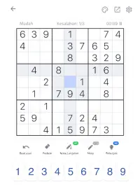 Sudoku - Permainan Teka-teki Screen Shot 7