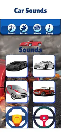男の子＆女の子のための子供の車のゲーム Screen Shot 1