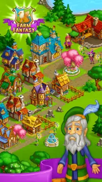 Farm Fantasy: Магическая Ферма и Волшебный Город Screen Shot 3