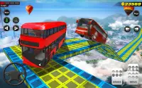 Bus Impossible Tracks Stunt Racing 3D Coach Driver Screen Shot 1