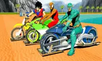 Super Heroes Đua xe trượt băng đua Rider Screen Shot 2