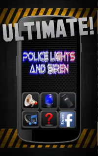 Police Lights & Siren Ultimate Prank Screen Shot 0