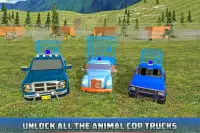 Police Transport Animal Carrier Cargo Truck Sim Screen Shot 5