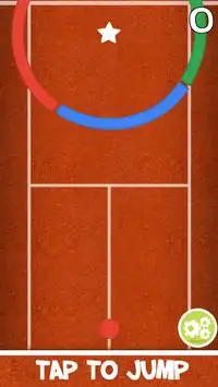 टेनिस गेंद - रंग स्विच Screen Shot 1