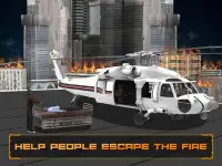 शहर हेलीकाप्टर बचाव Screen Shot 8