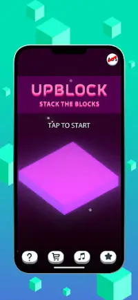 Upblock - Stack the Blocks Screen Shot 0