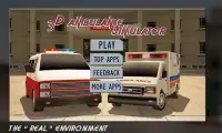 救急車のドライバーの3Dシミュレータ Screen Shot 6