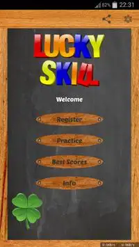 LUCKY SKILL - game for android Screen Shot 0