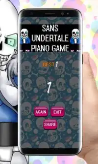 Sans Undertale On Piano Game Screen Shot 3