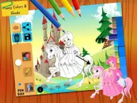 Fairy tale princess coloring Screen Shot 9