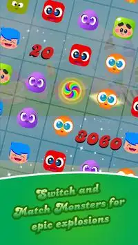 Candy Frenzy - Sweet Monsters Screen Shot 1